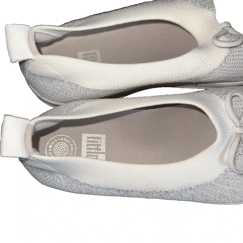 FitFlop Uberknit Ballet Flats Sz‎ 10 Slip-On Comfort Lightweight Casual Chic